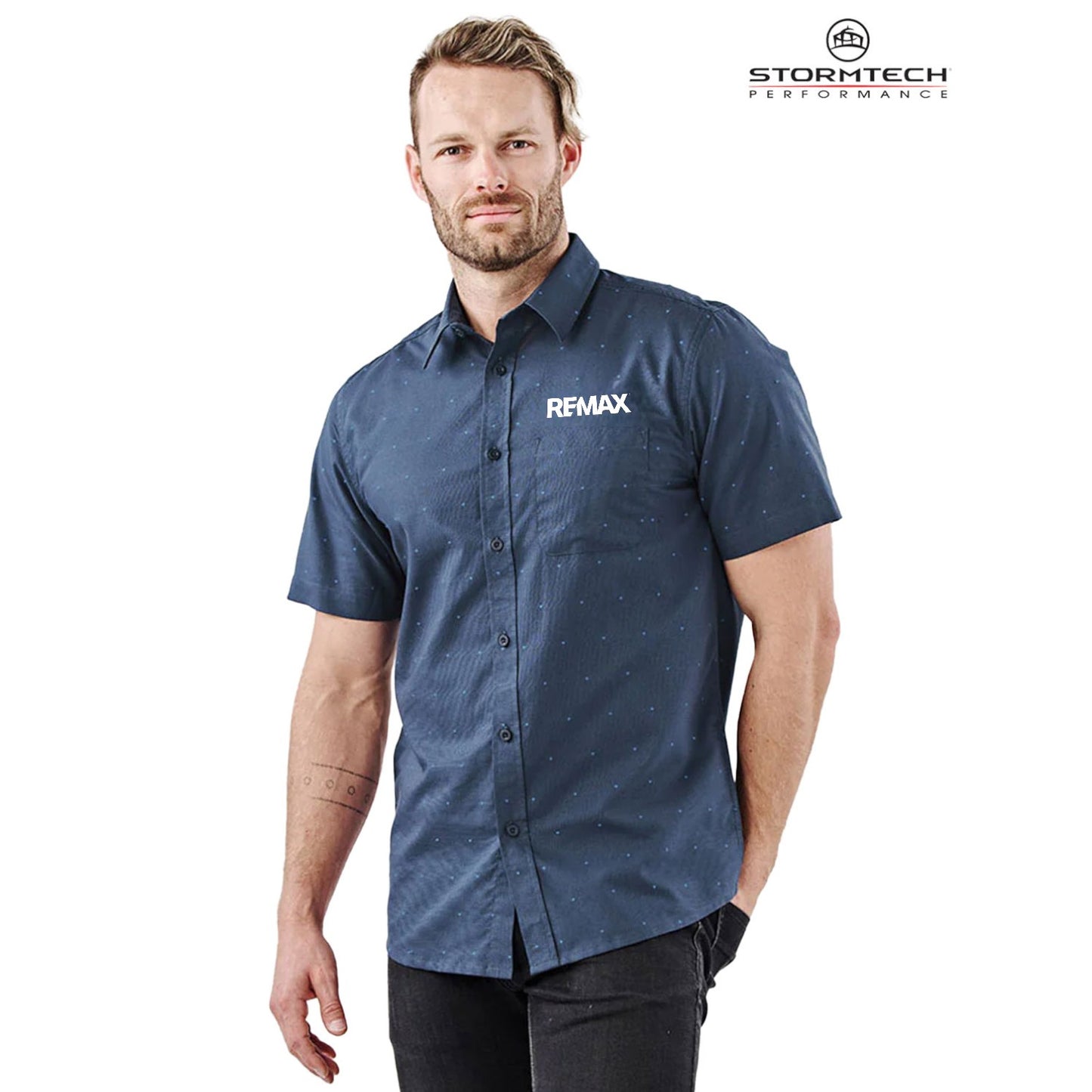 Brand Refresh Stormtech Men's Molokai S/S Shirt - Embroidered