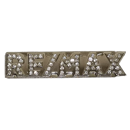 2.5” Silver Glitter RE/MAX Lapel Pin