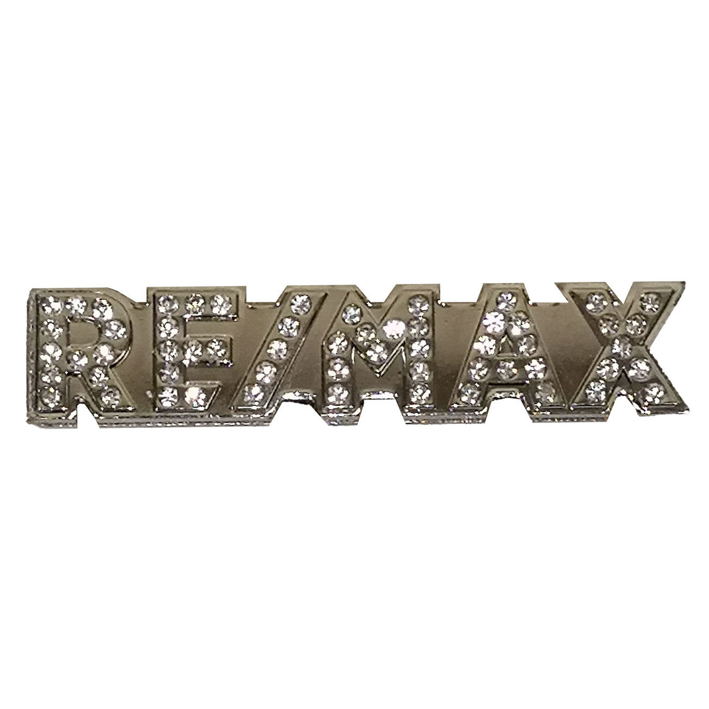 2.5” Silver Glitter RE/MAX Lapel Pin