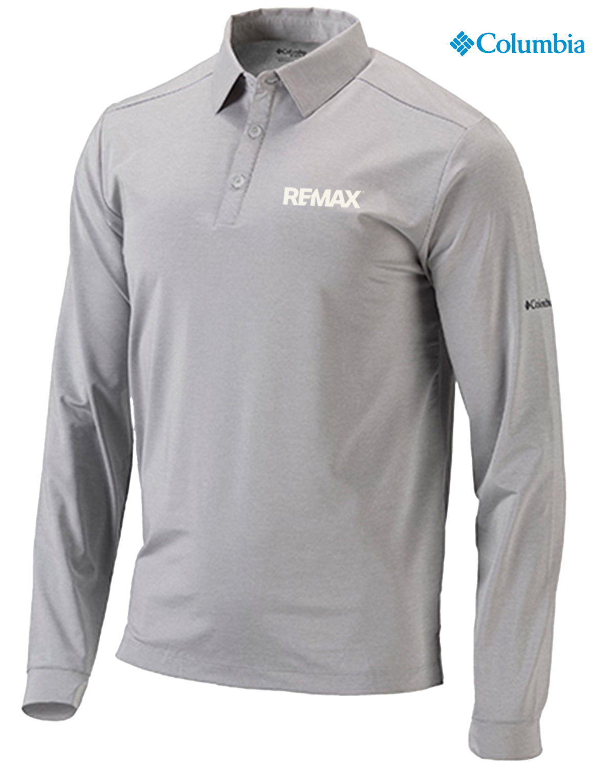 Brand Refresh Adult Columbia Omni-Wick™ Pin High Long Sleeve Polo