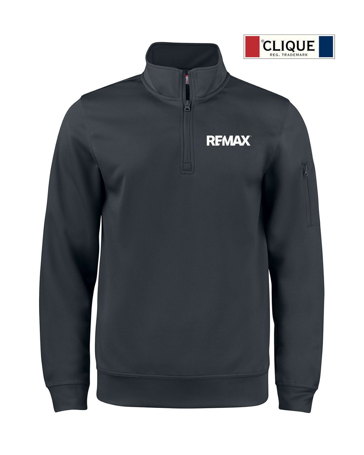 Brand Refresh Clique Lift Eco Performance Half Zip Unisex Pullover - Embroidered