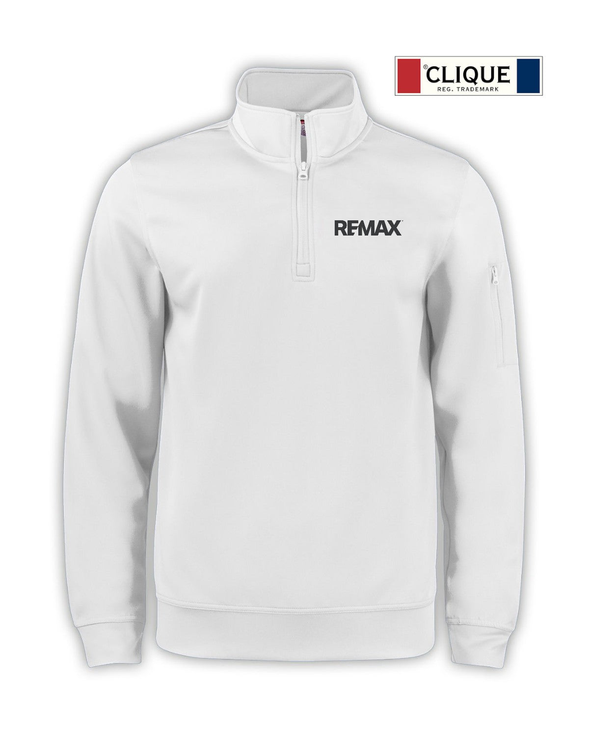 Brand Refresh Clique Lift Eco Performance Half Zip Unisex Pullover - Embroidered