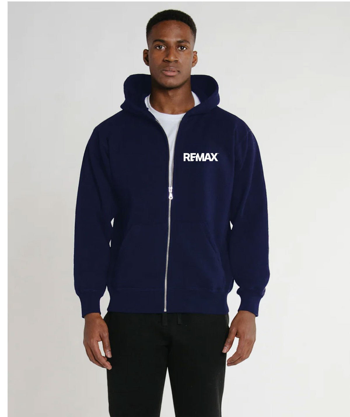 Brand Refresh Canadian-Made Unisex 20oz Full-Zip Kangaroo Hoodie - Embroidered