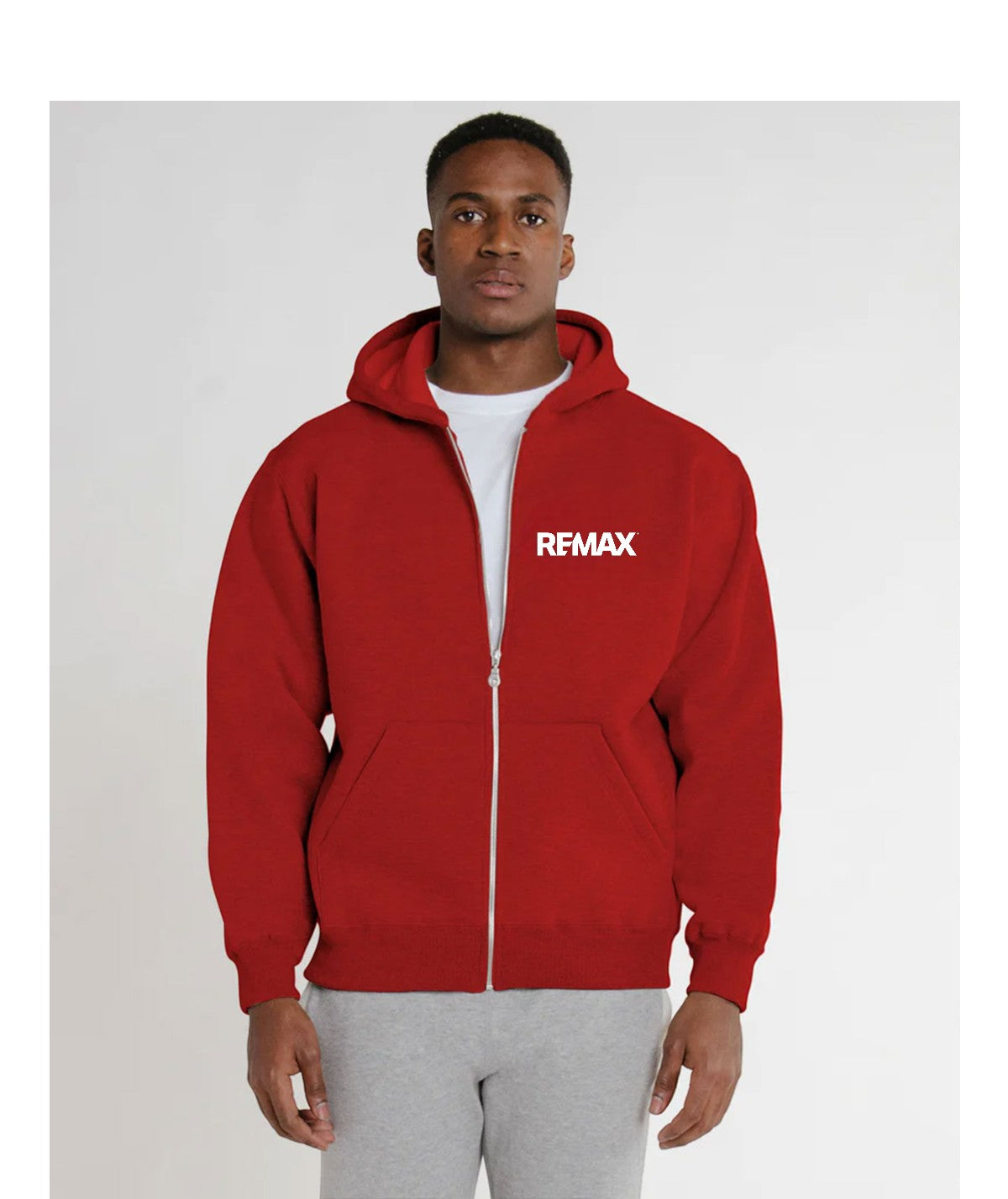 Brand Refresh Canadian-Made Unisex 20oz Full-Zip Kangaroo Hoodie - Embroidered