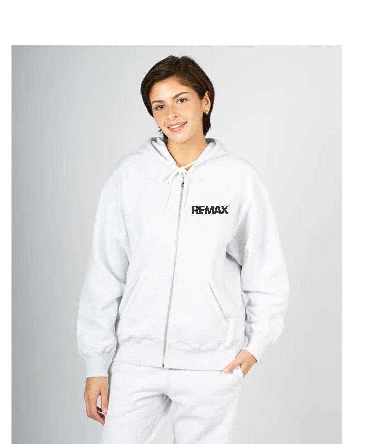 Brand Refresh Canadian-Made Unisex 20oz Full-Zip Kangaroo Hoodie - Embroidered