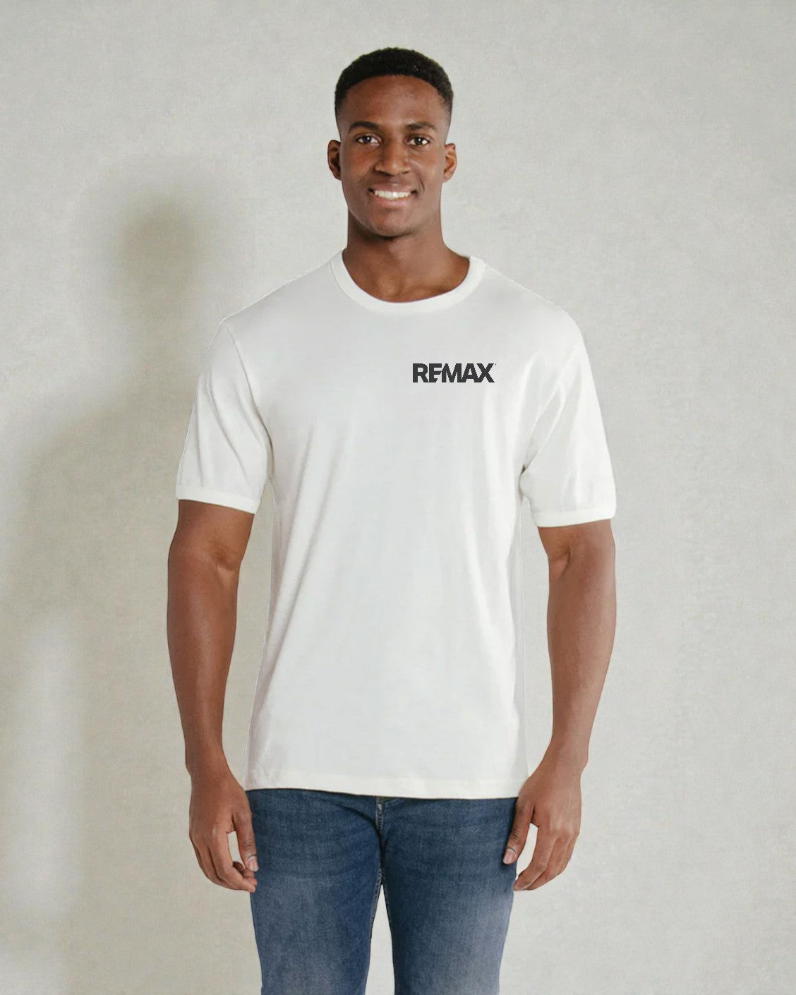 Brand Refresh Canadian-Made Unisex 9oz Short-Sleeve Ringer T-Shirt - Embroidered