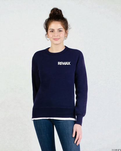 Brand Refresh Canadian-Made Unisex 16oz Slim Fit Crewneck Sweatshirt - Embroidered