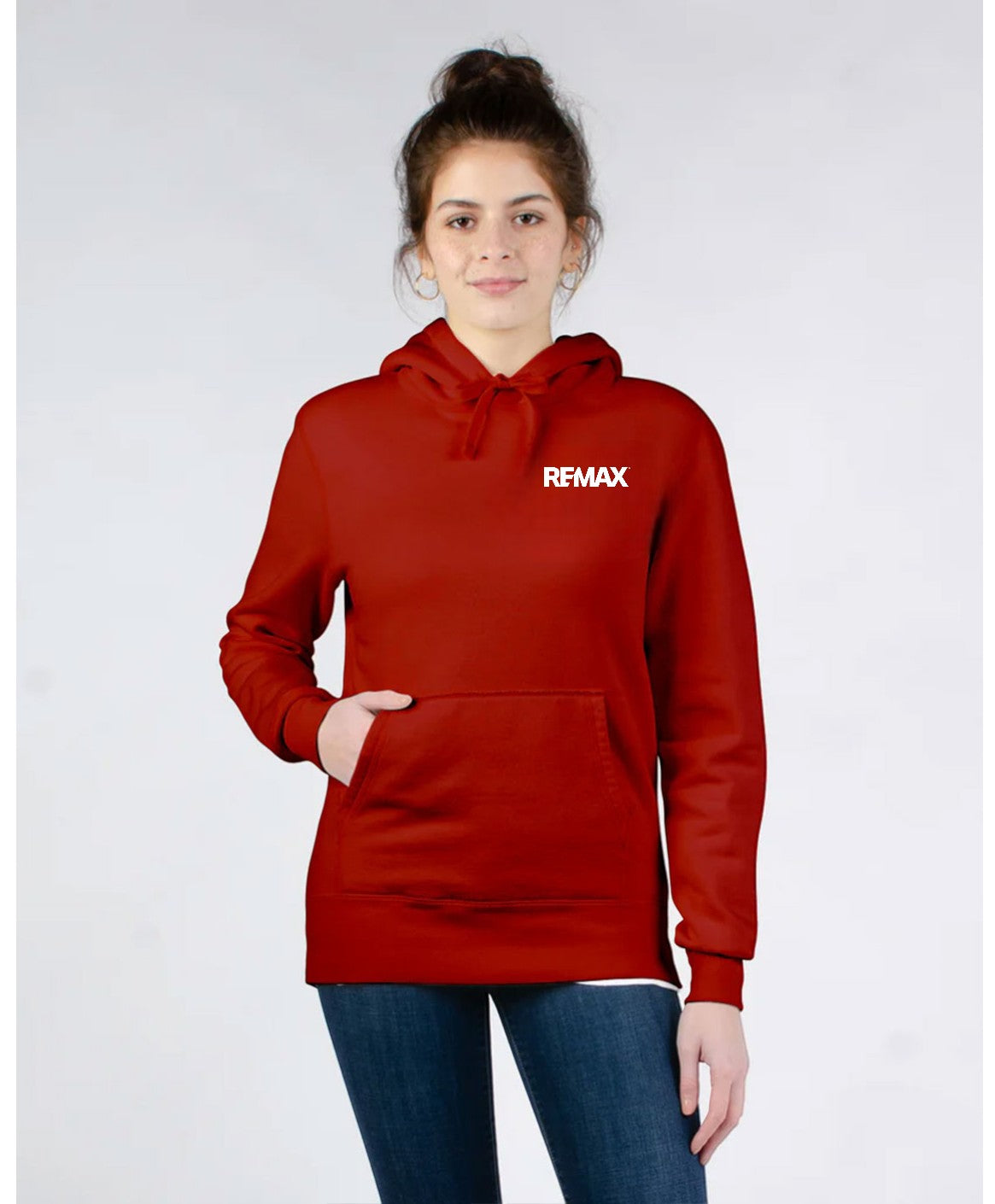 Brand Refresh Canadian-Made Unisex 16oz Slim Fit Pullover Kangaroo Hoodie - Embroidered
