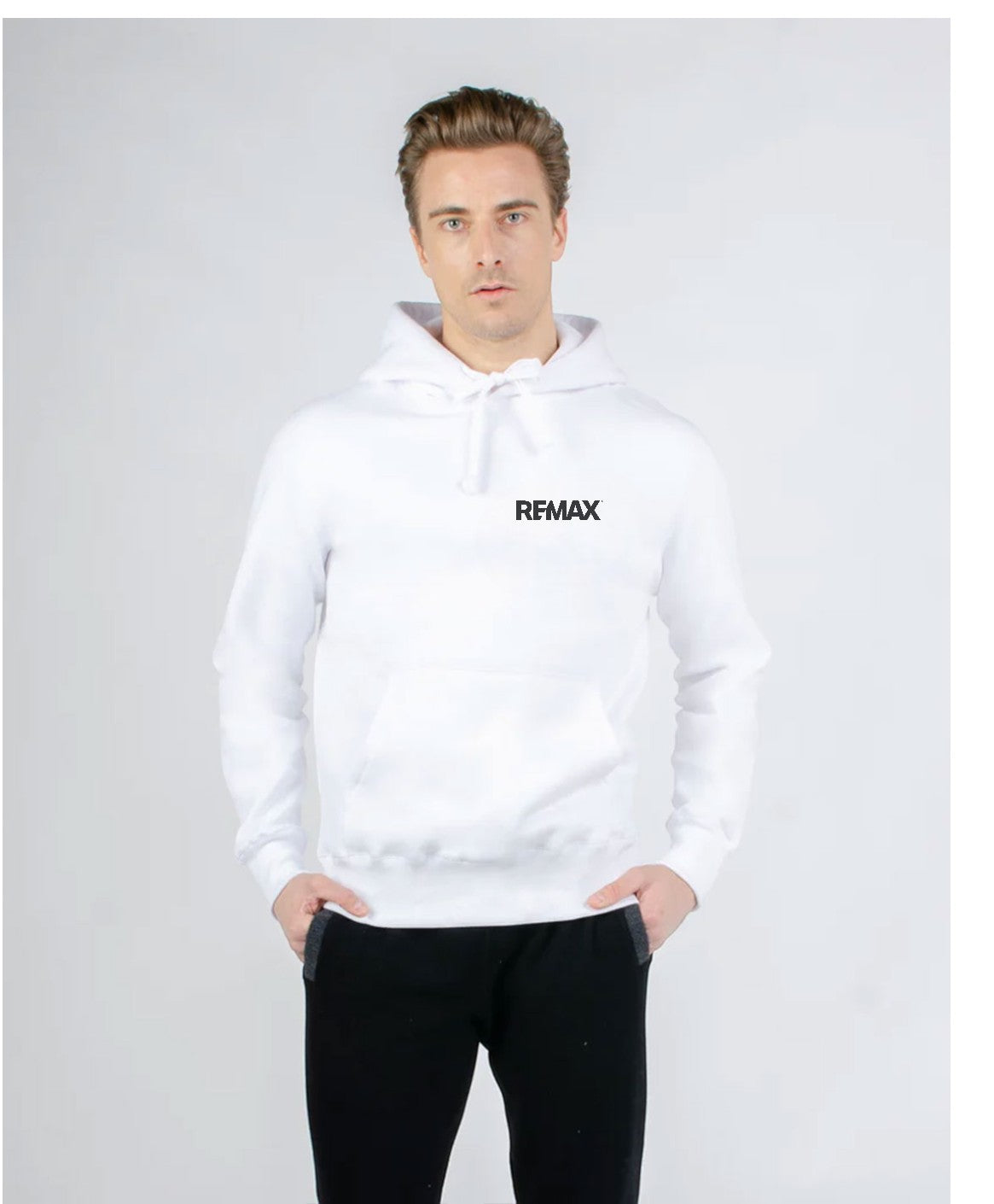 Brand Refresh Canadian-Made Unisex 16oz Slim Fit Pullover Kangaroo Hoodie - Embroidered