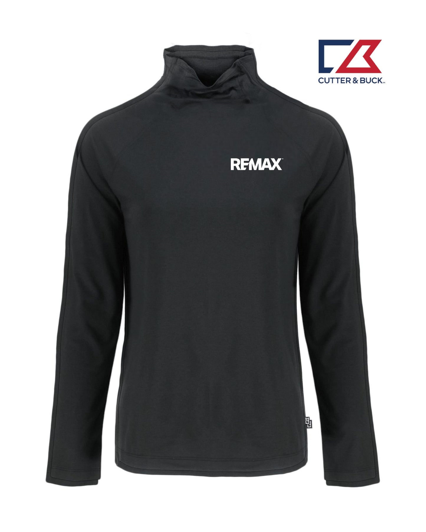 Brand Refresh Cutter & Buck Coastline Epic Comfort Eco Recycled Womens Funnel Neck Pullover - Embroidered