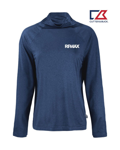 Brand Refresh Cutter & Buck Coastline Epic Comfort Eco Recycled Womens Funnel Neck Pullover - Embroidered