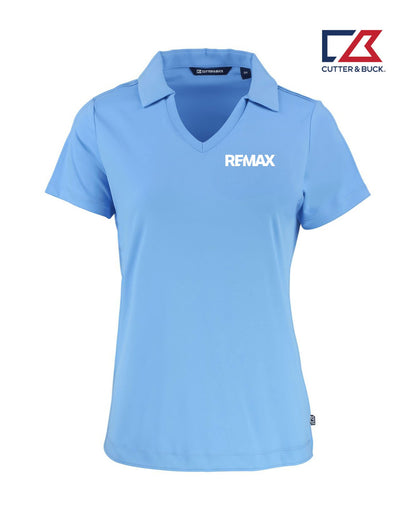 Brand Refresh Cutter & Buck Daybreak Eco Recycled Womens V-neck Sportshirt - Embroidered