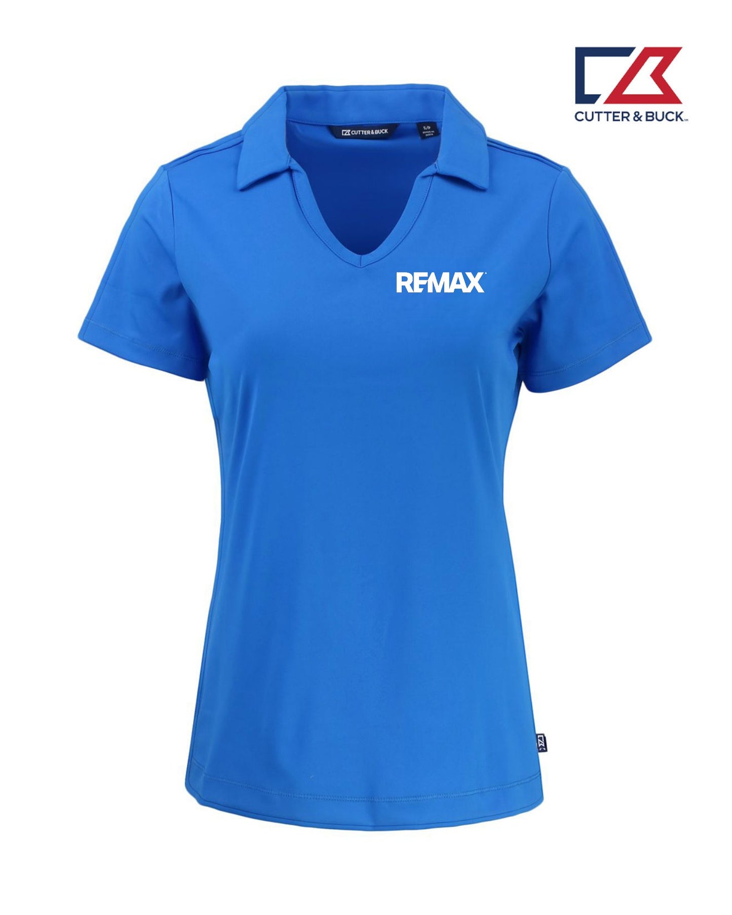 Brand Refresh Cutter & Buck Daybreak Eco Recycled Womens V-neck Sportshirt - Embroidered