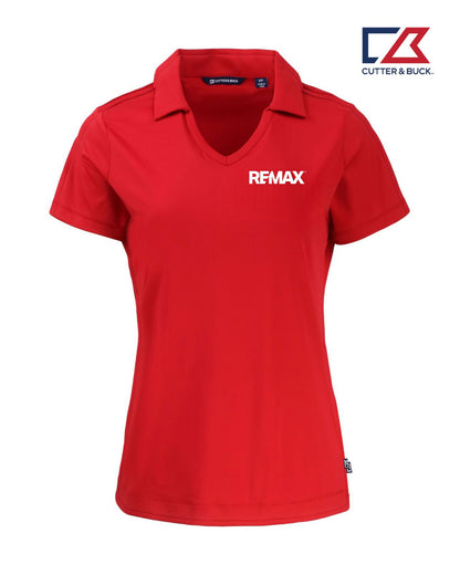 Brand Refresh Cutter & Buck Daybreak Eco Recycled Womens V-neck Sportshirt - Embroidered