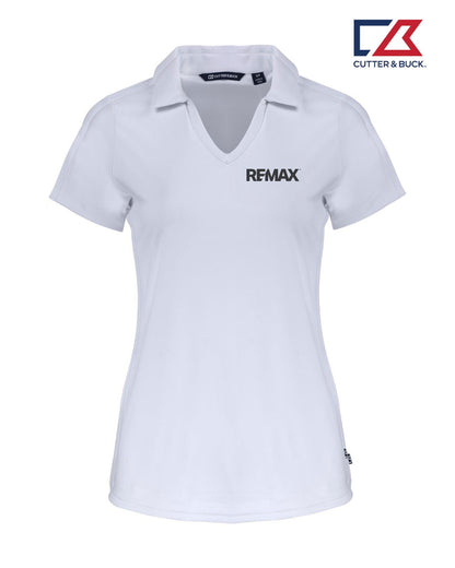 Brand Refresh Cutter & Buck Daybreak Eco Recycled Womens V-neck Sportshirt - Embroidered