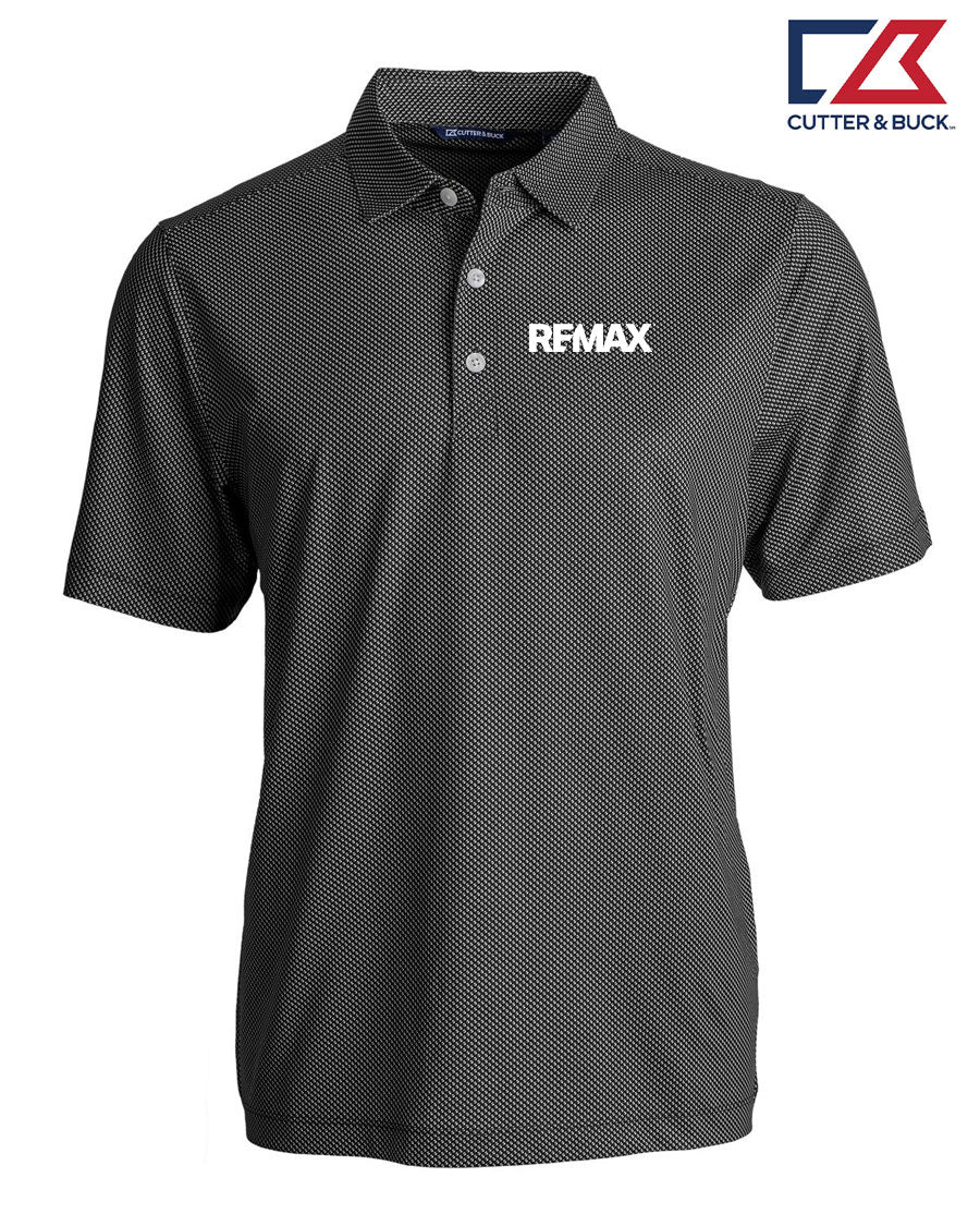 Brand Refresh Cutter & Buck Pike Eco Symmetry Print Stretch Recycled Mens Sportshirt - Embroidered