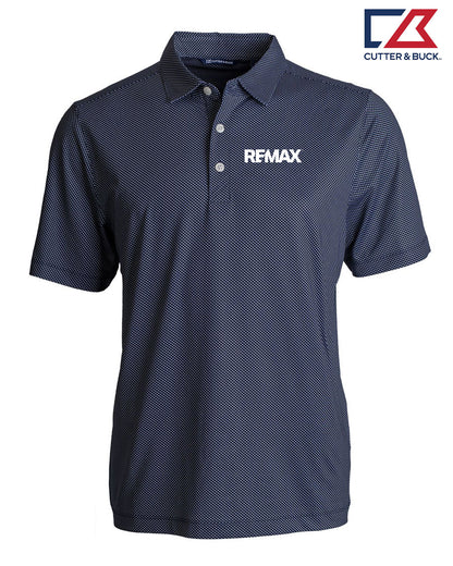 Brand Refresh Cutter & Buck Pike Eco Symmetry Print Stretch Recycled Mens Sportshirt - Embroidered