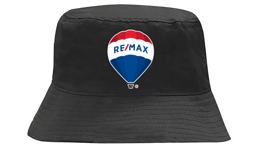 Breathable Poly Twill Bucket Hat - Black