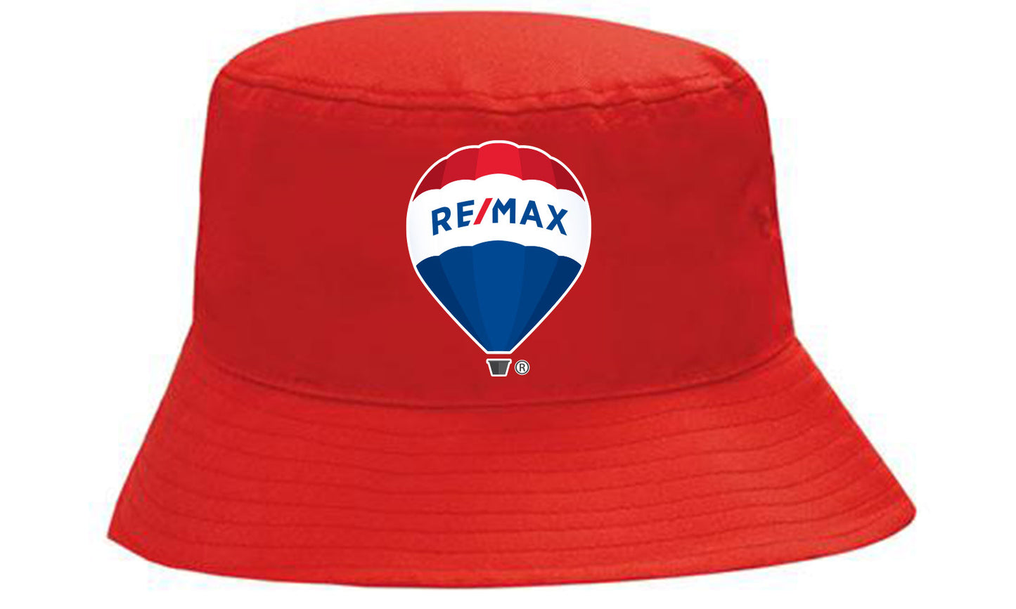 Breathable Poly Twill Bucket Hat - Red