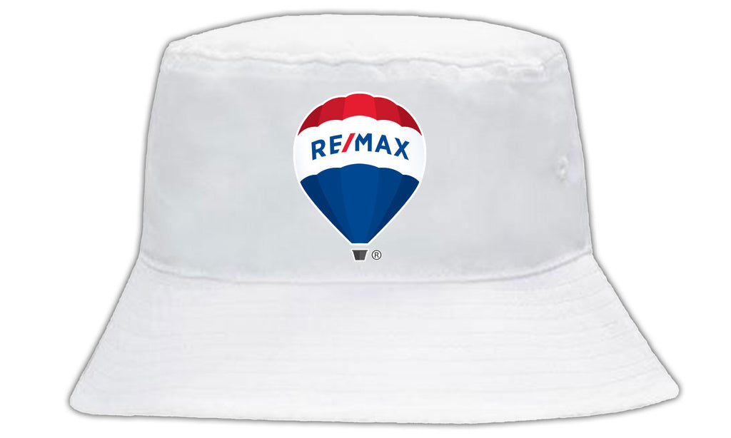 Breathable Poly Twill Bucket Hat - White