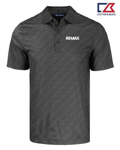 Brand Refresh Cutter & Buck Pike Eco Pebble Print Stretch Recycled Men's Sportshirt - Embroidered