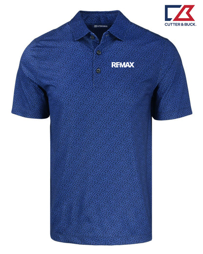 Brand Refresh Cutter & Buck Pike Eco Pebble Print Stretch Recycled Men's Sportshirt - Embroidered