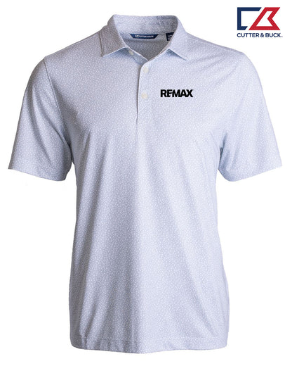 Brand Refresh Cutter & Buck Pike Eco Pebble Print Stretch Recycled Men's Sportshirt - Embroidered