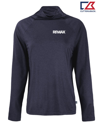 Brand Refresh Cutter & Buck Coastline Epic Comfort Eco Recycled Womens Funnel Neck - Embroidered