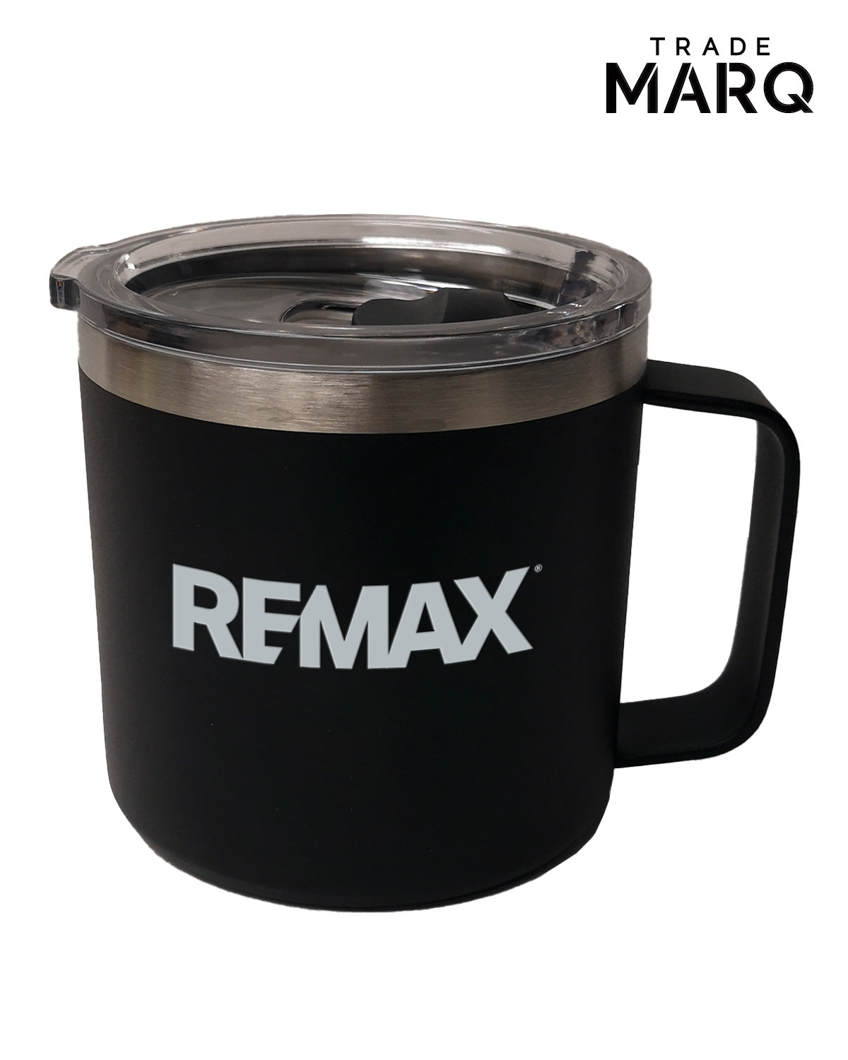 14oz Double Wall Vacuum Powder Coated Mug - TRADE MARQ - REMAX Brand Refresh - Laser engraved