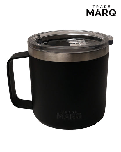 14oz Double Wall Vacuum Powder Coated Mug - TRADE MARQ - REMAX Brand Refresh - Laser engraved