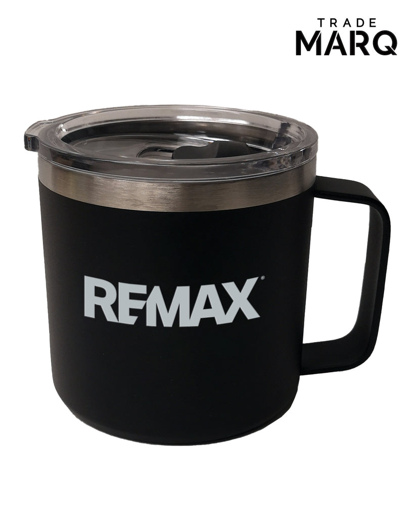 14oz Double Wall Vacuum Powder Coated Mug - TRADE MARQ - REMAX Brand Refresh - Laser engraved