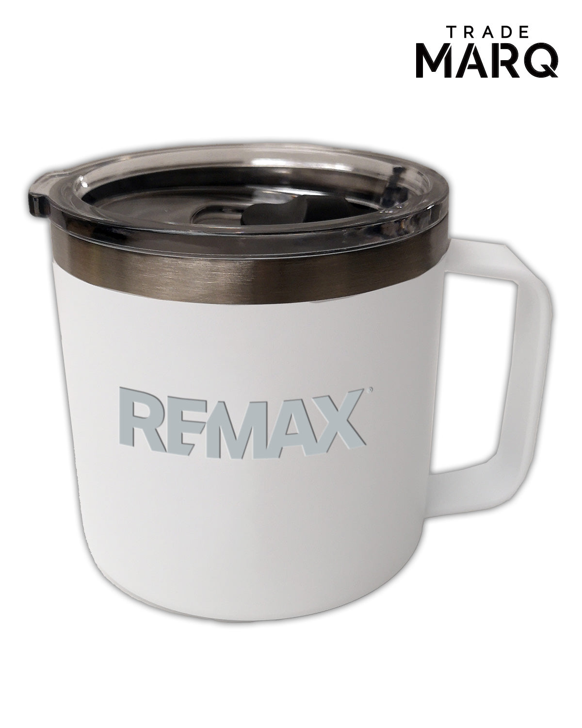 14oz Double Wall Vacuum Powder Coated Mug - TRADE MARQ - REMAX Brand Refresh - Laser engraved