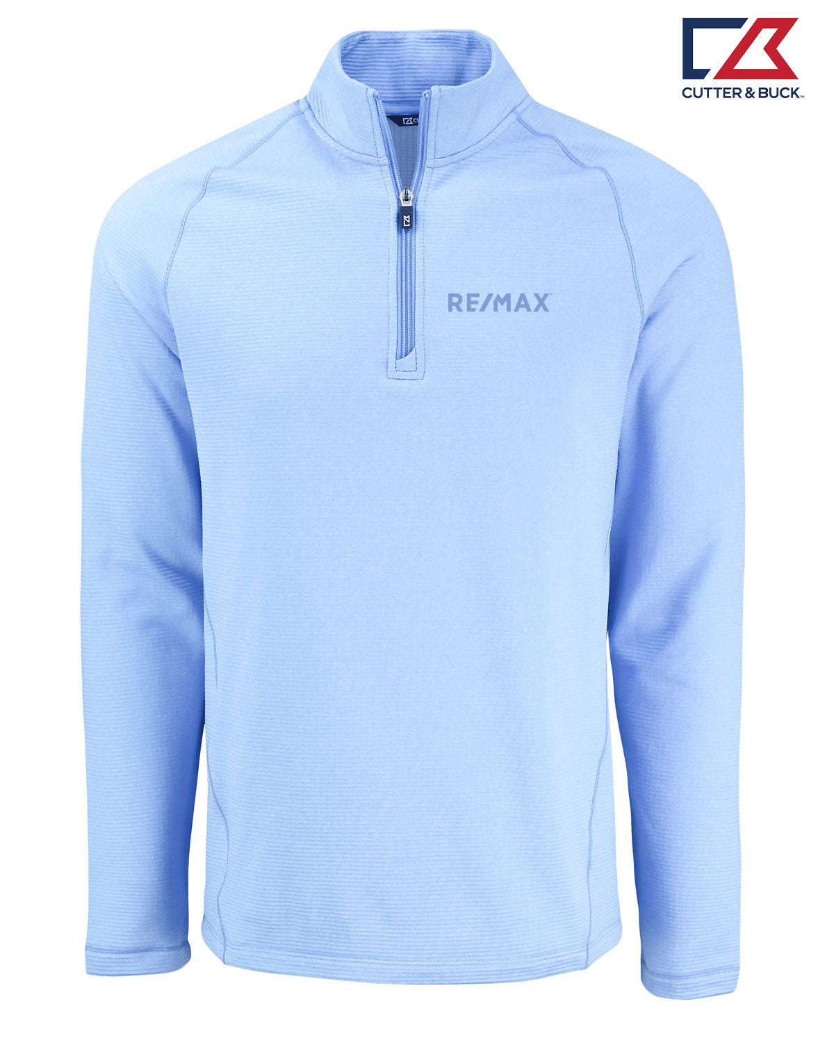 Cutter & Buck Peshastin Eco Fleece Recycled Mens Half Zip Pullover Sweatshirt - Embroidered