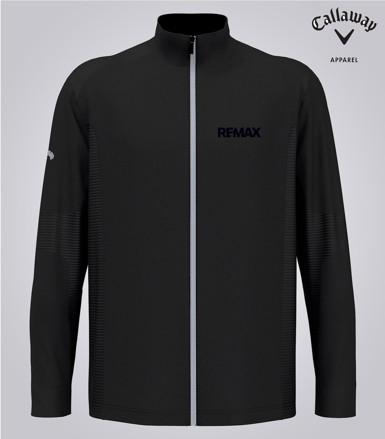 CALLAWAY Men's Full Zip Ottoman Jacket - Brand Refresh - One Color Logon (T/T) - Embroidered