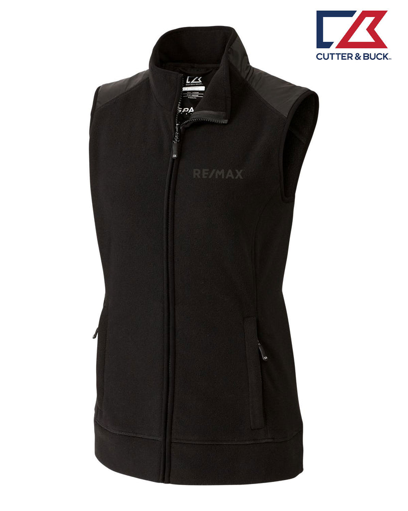 Cutter & Buck Cedar Park Womens Full Zip Vest - Embroidered