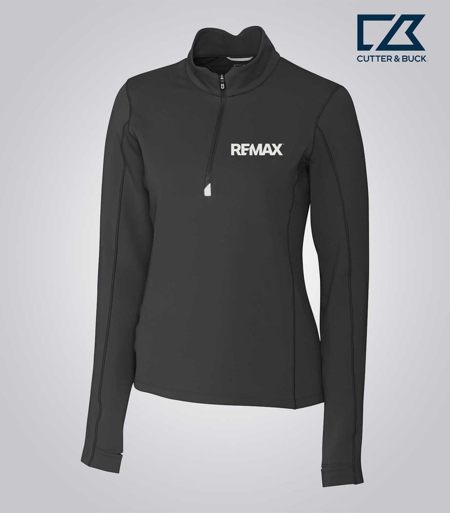 Cutter & Buck Traverse Stretch Eco Quarter Zip Womens Pullover - Brand Refresh - Embroidered