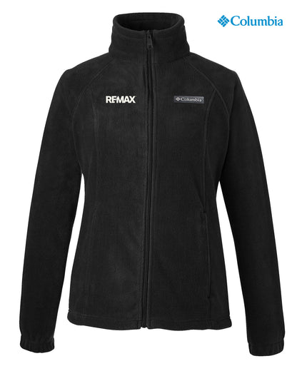 Columbia Ladies' Benton Springs Full-Zip - One Color Logo - Embroidered