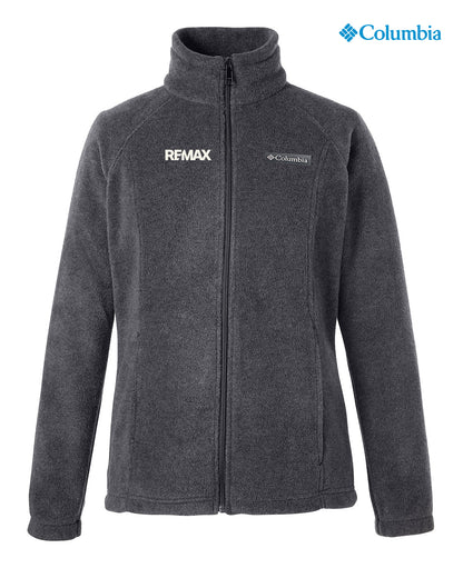 Columbia Ladies' Benton Springs Full-Zip - One Color Logo - Embroidered