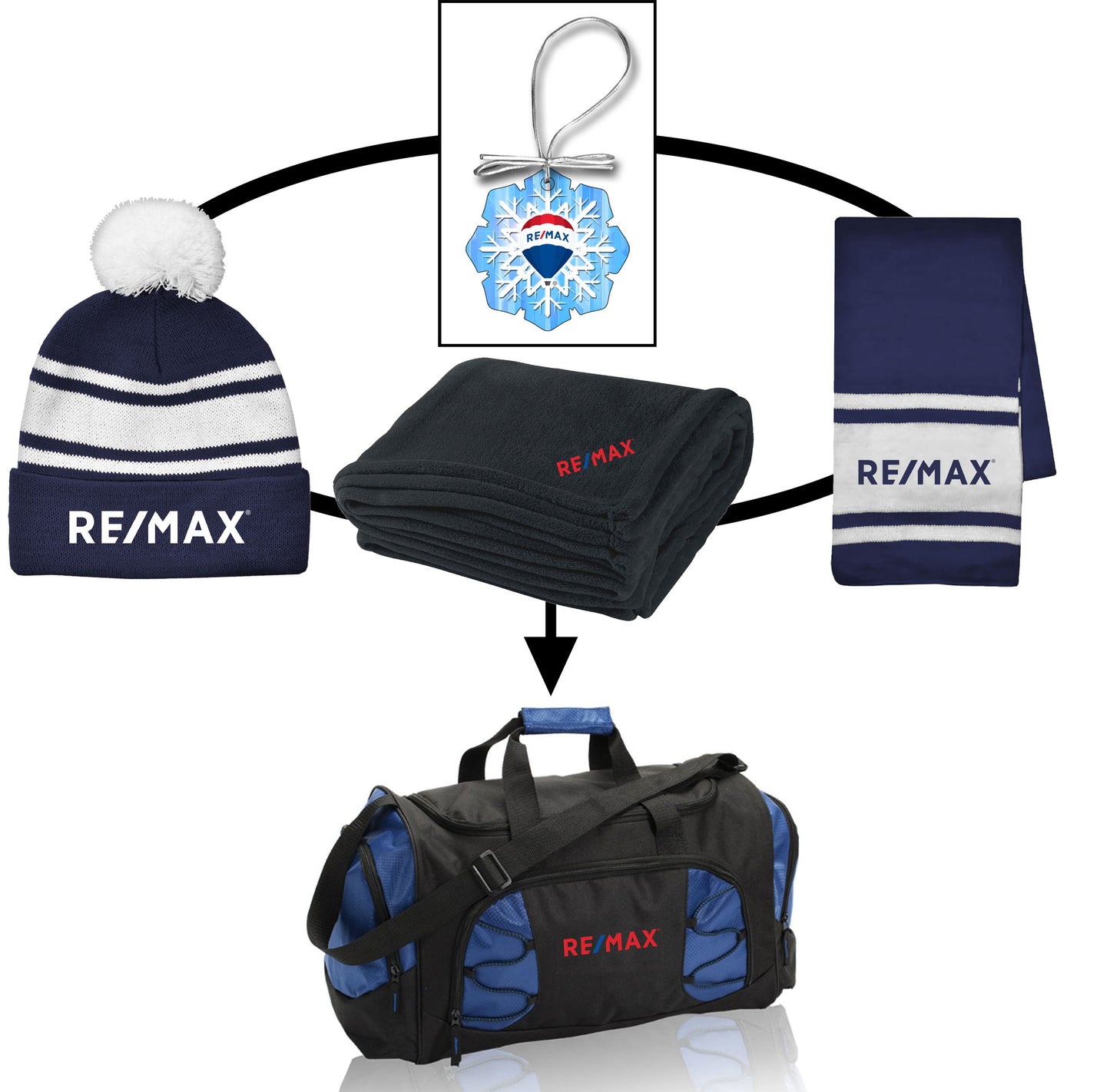 RE/MAX Christmas/Holiday SportsBag Combo 2024 - Blue