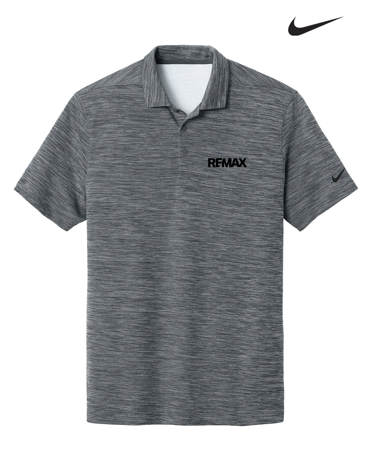 Brand Refresh NIKE Dri-FIT Striated Sportshirt - Embroidered