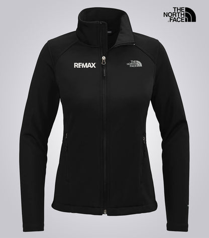 The North Face Ladies' Ridgewall Soft Shell Jacket- Brand Refresh - One Color Logo - Embroidered