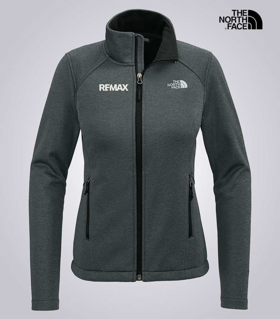 The North Face Ladies' Ridgewall Soft Shell Jacket- Brand Refresh - One Color Logo - Embroidered