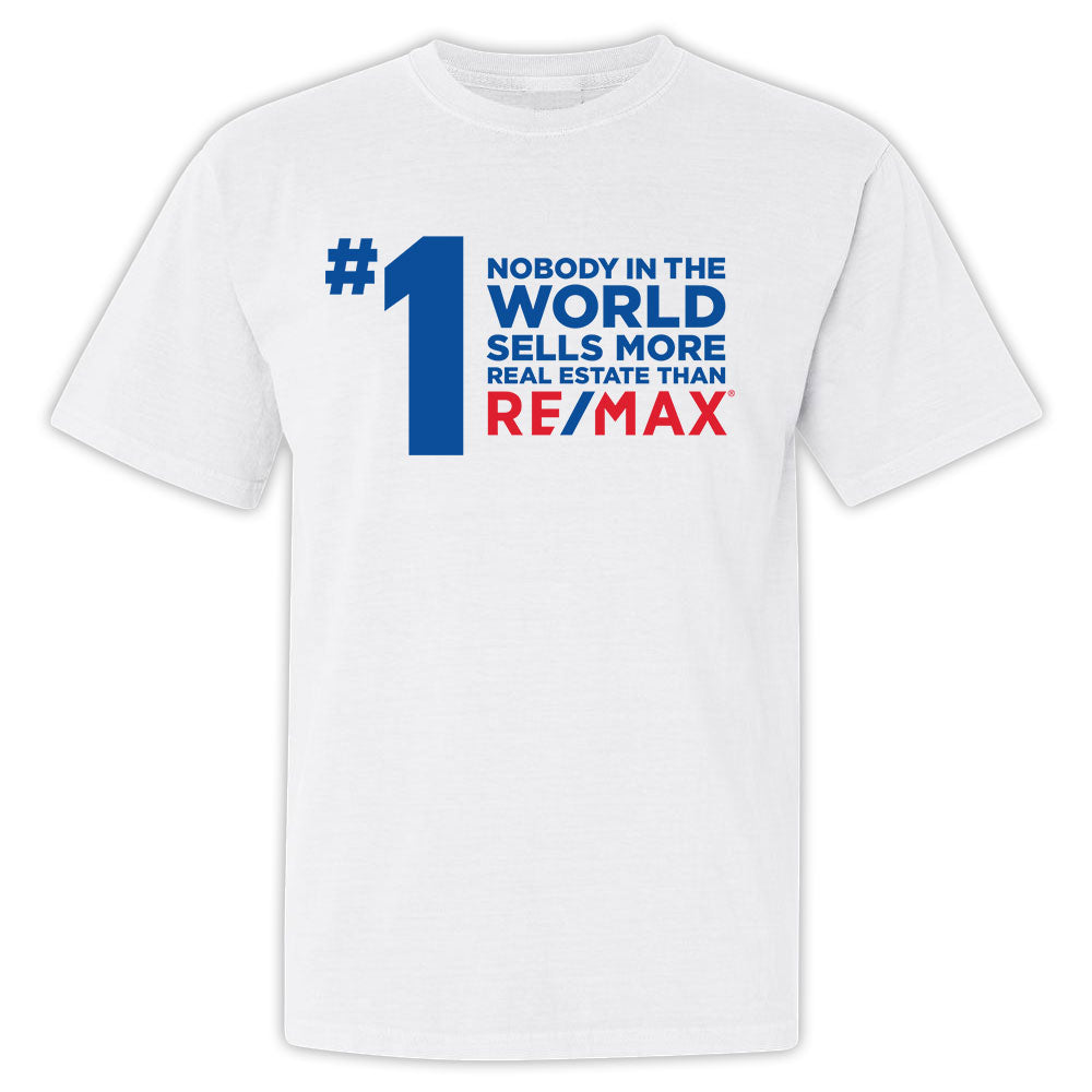 Premium Heavycotton Slogan T-Shirt -#1 NOBODY IN THE WORLD - Print