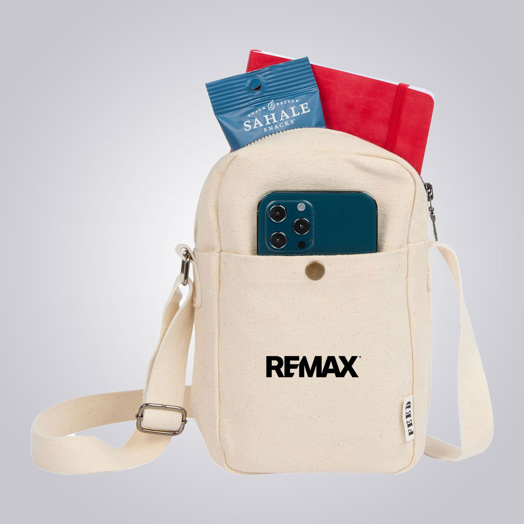 FEED Organic Cotton Crossbody - One Color Logo