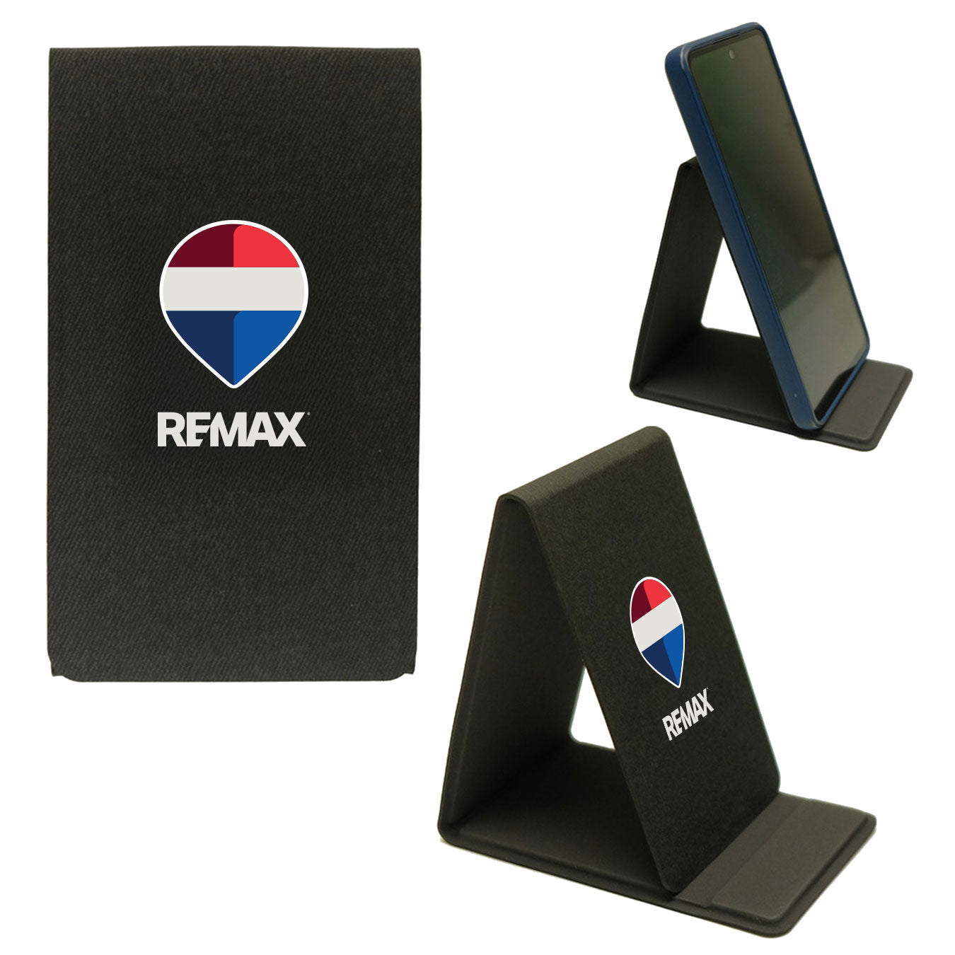 Journey Folding Phone Stand - Brand Refresh - Stacked Color Logo