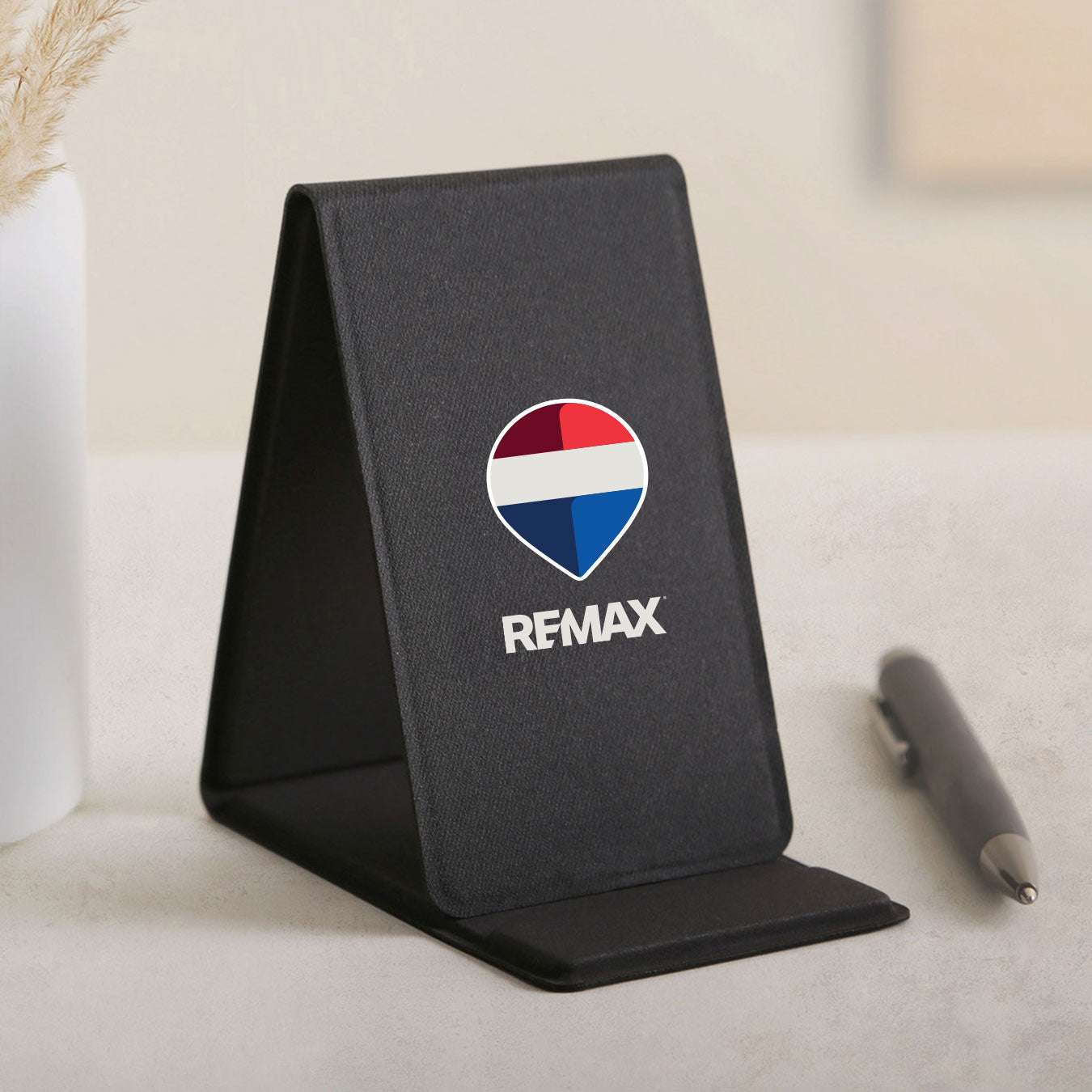 Journey Folding Phone Stand - Brand Refresh - Stacked Color Logo