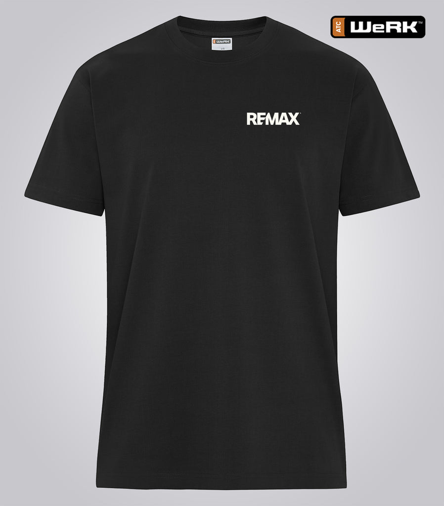 WeRK™ HEAVYWEIGHT RING SPUN COTTON T-Shirt - Brand Refresh - One Color Logo - Embroidered (Copy)