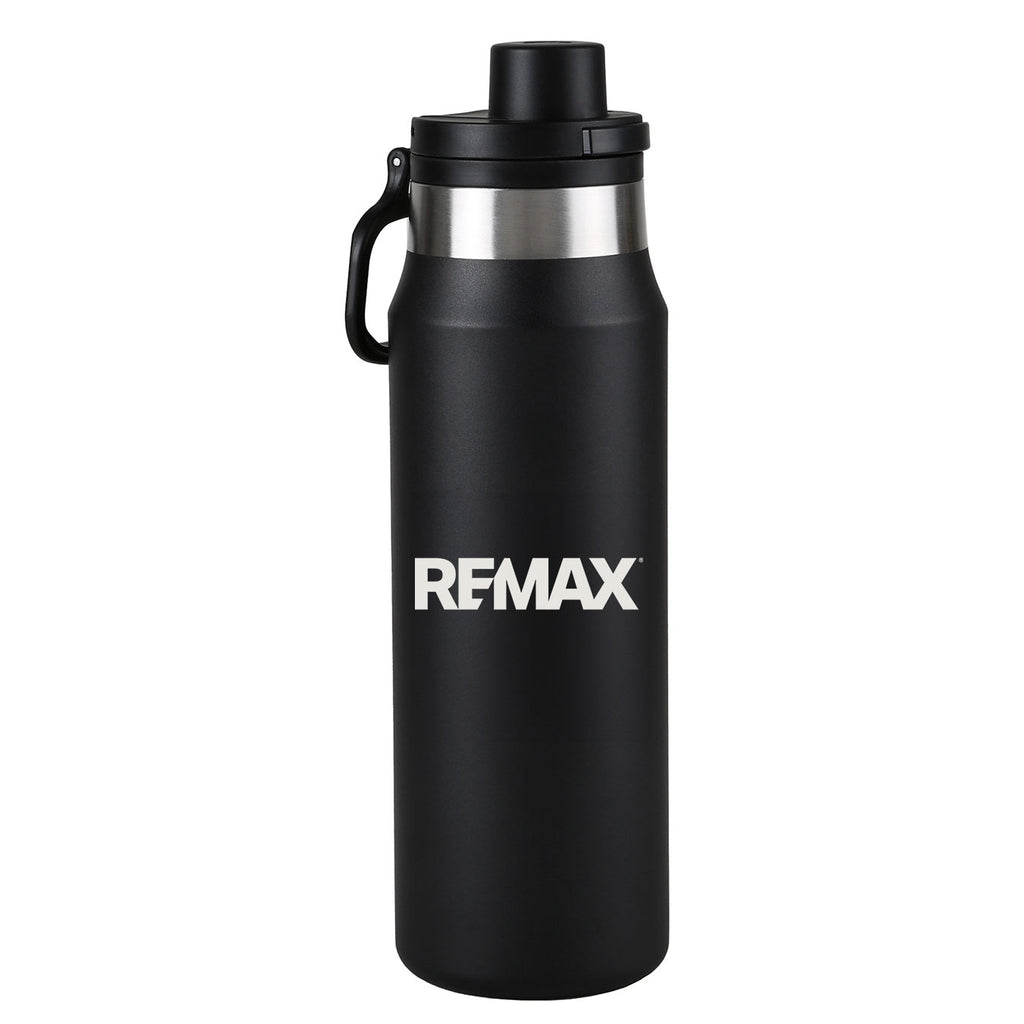 Banner Recycled Stainless Steel Bottle - One Color Logo
