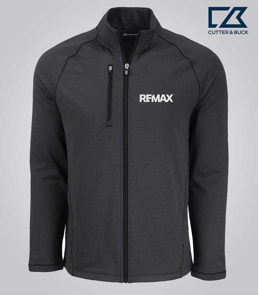 Cutter & Buck Peshastin Fleece Recycled Mens Full Zip Jacket - Brand Refresh - Embroidered