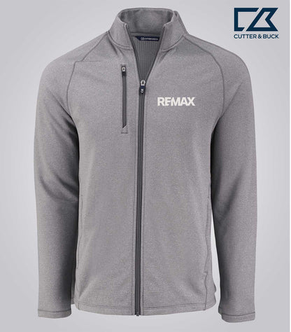 Cutter & Buck Peshastin Fleece Recycled Mens Full Zip Jacket - Brand Refresh - Embroidered